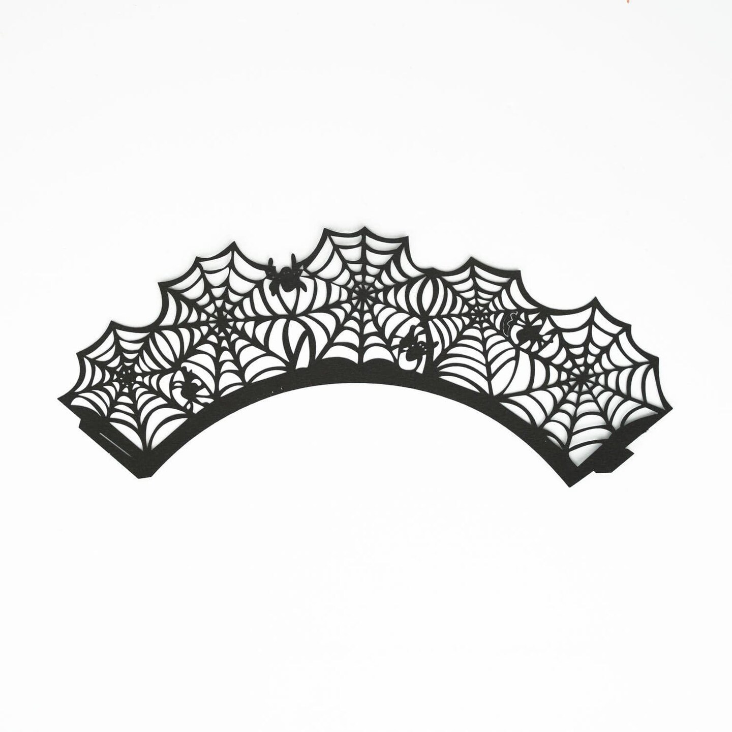 Spiderweb Print Cupcake Wrappers &#x26; Liners | 25 PC Set