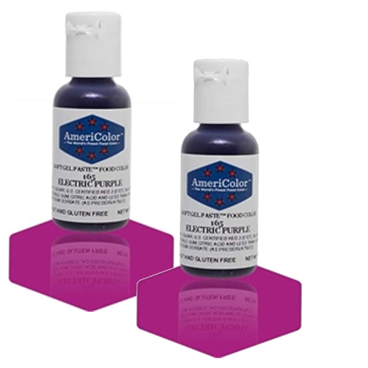 Electric Purple Soft Gel Paste Food Color for Icing and Toppings 3/4 Ounce