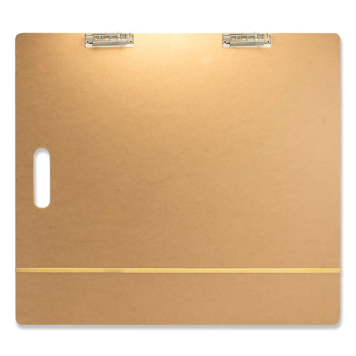 Officemate 23" x 26" Artist Sketch Board with Handle for Drafting Art - Portable Wooden Clipboard for Class, Studio or Field Use