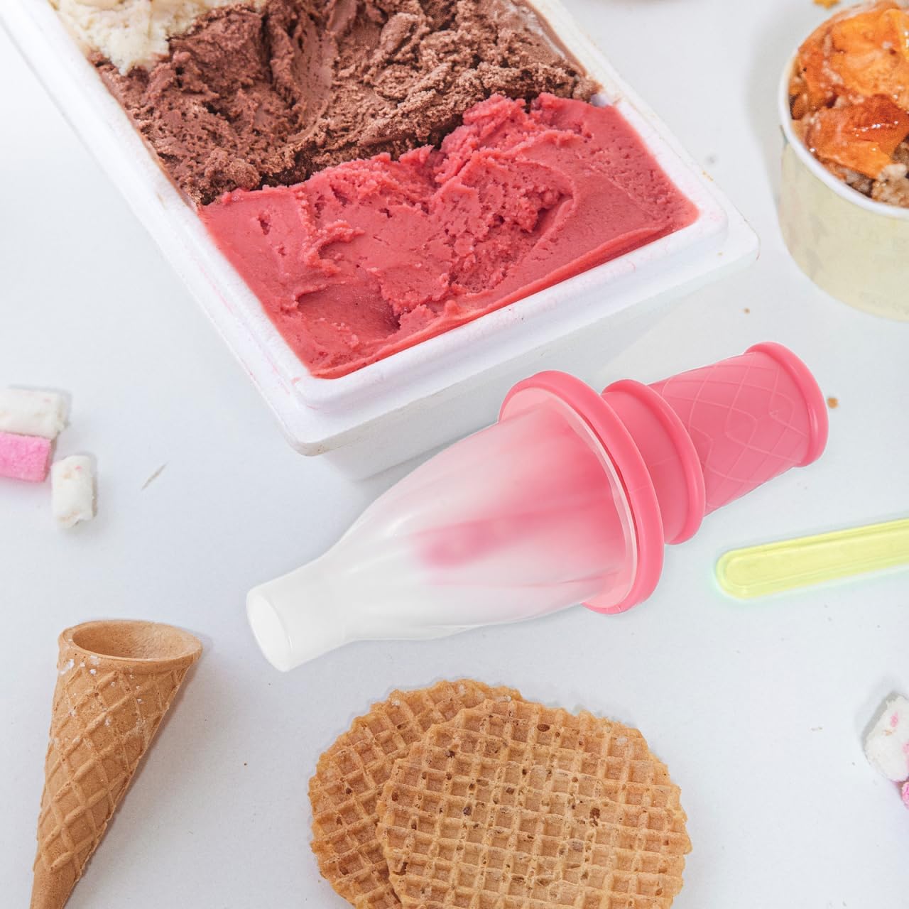 Diy Popsicle Ice Cream Maker Reusable Ice Lolly Tool for Home Easy to Clean Create Unique Treats with Juices Fruits Present Idea