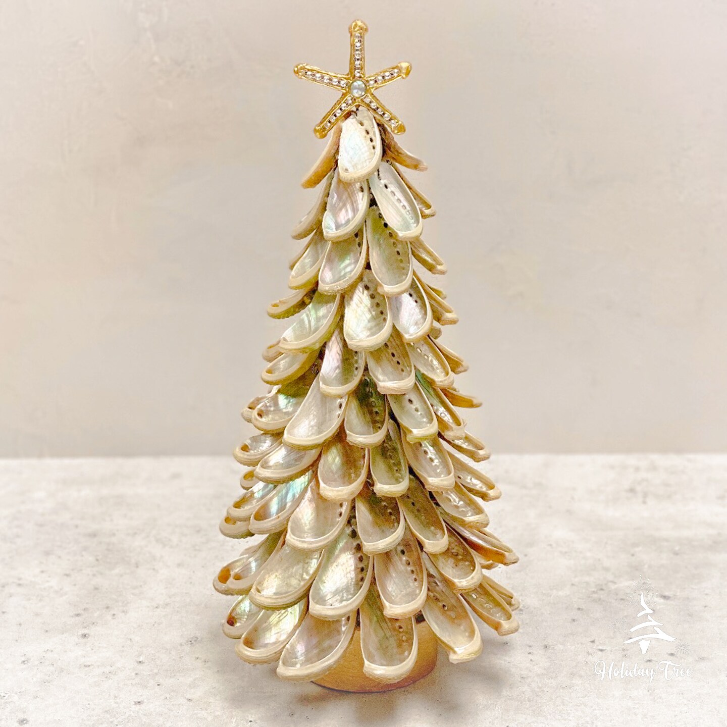 Seashell Christmas Tree - Final sale / Non-returnable and Non-refundable