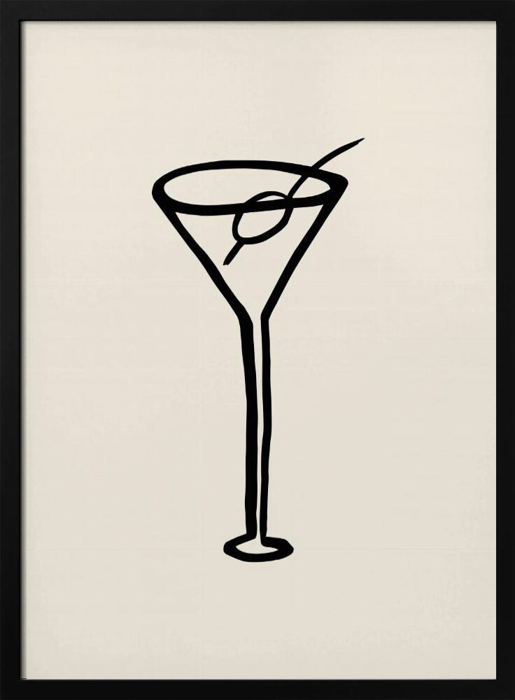 Shaken, Not Stirred - Pictufy Studio 24x36 Black Framed Art | Home or Office Art