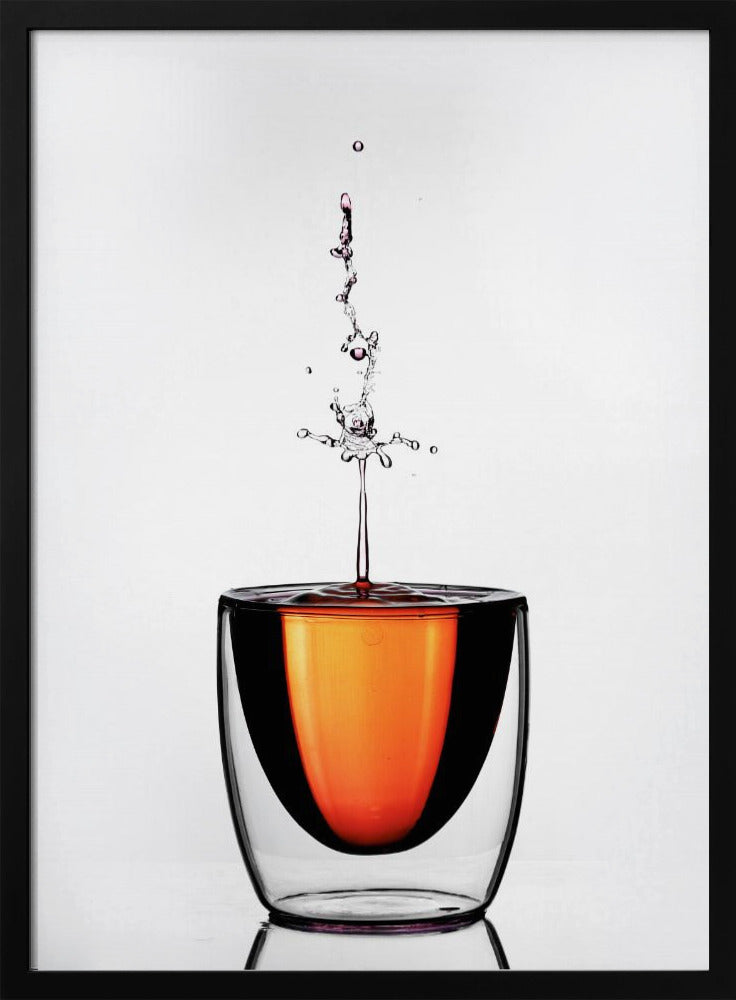 WaterDrop - Gatot Herliyanto 24x36 Black Framed Art | Home or Office Art