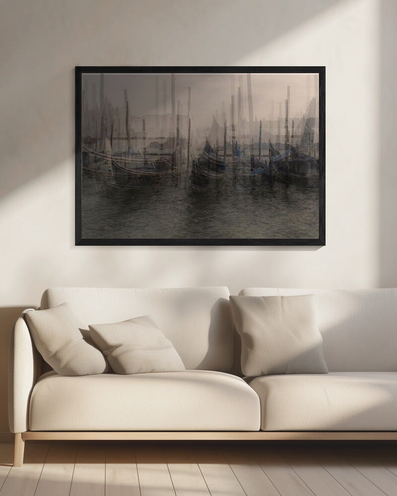 Illusion_ magic Venice - Donatella Basso 24x36 Black Framed Art | Home or Office Art