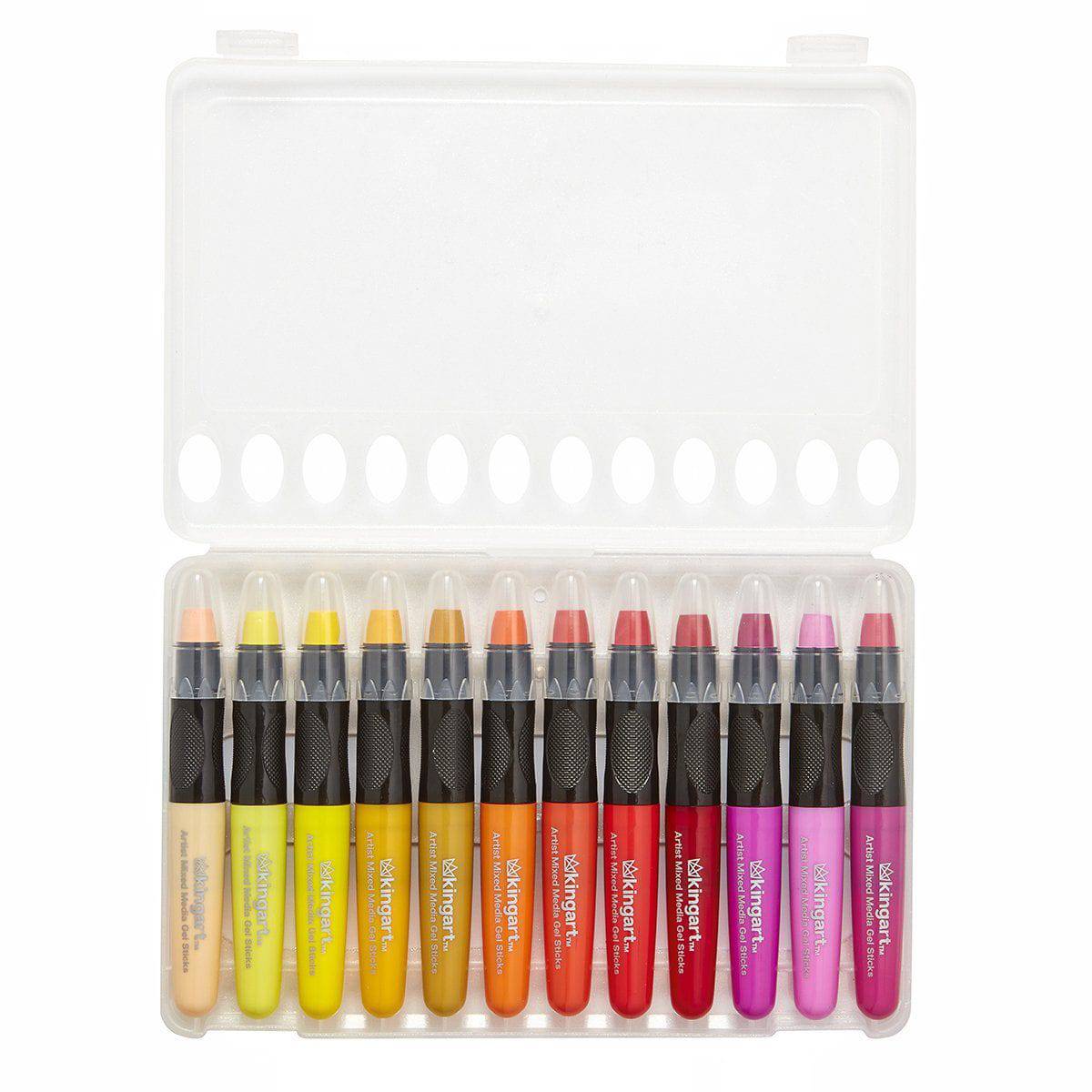 KINGART&#xAE; Gel Stick Crayons, 48 Colors