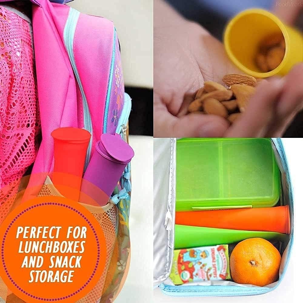 Silicone Popsicle Molds ice Pop Mould - Set of 10 Tubes - Food Grade - Freezer Tubes Make Healthy Food