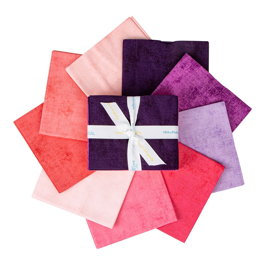 Shades Fat Quarter Bundle in Cotton Candy by Riley Blake Designs for Riley Blake (FQ-COT200-9)
