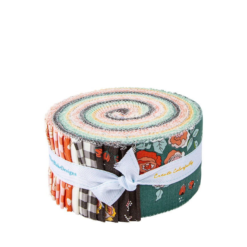 Sunsetridge 2.5" Strip Roll (Jelly Roll / Rolie Polie) by Minki Kim for Riley Blake (RP-15730-40)