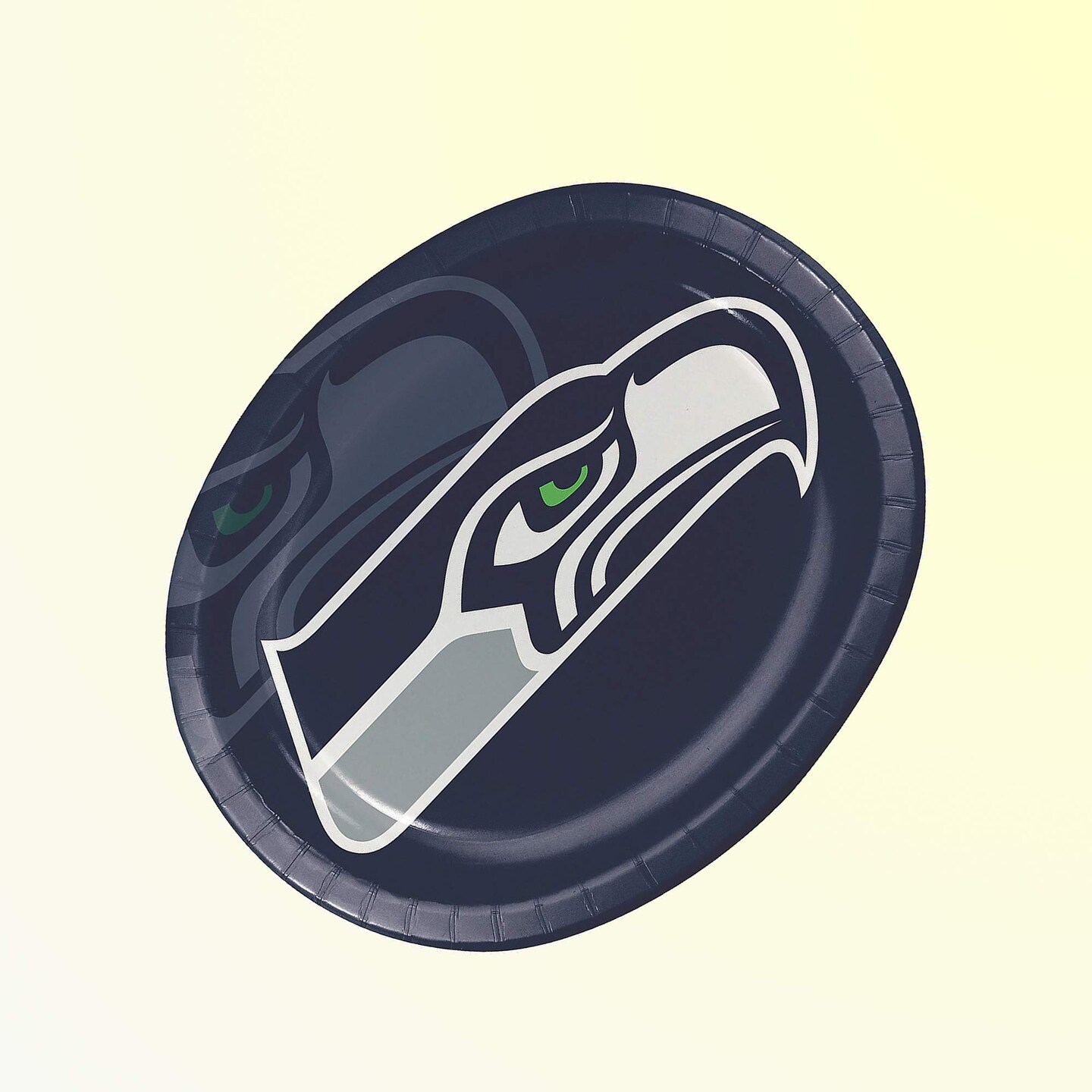 10 Inch Seattle Seahawks Oval Paper Plates for Tailgate Party Supplies 24 Pack