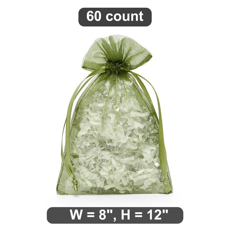 8&#x201D; x 12&#x201D; Organza Bags Perfect for Tiny Gift Wrap