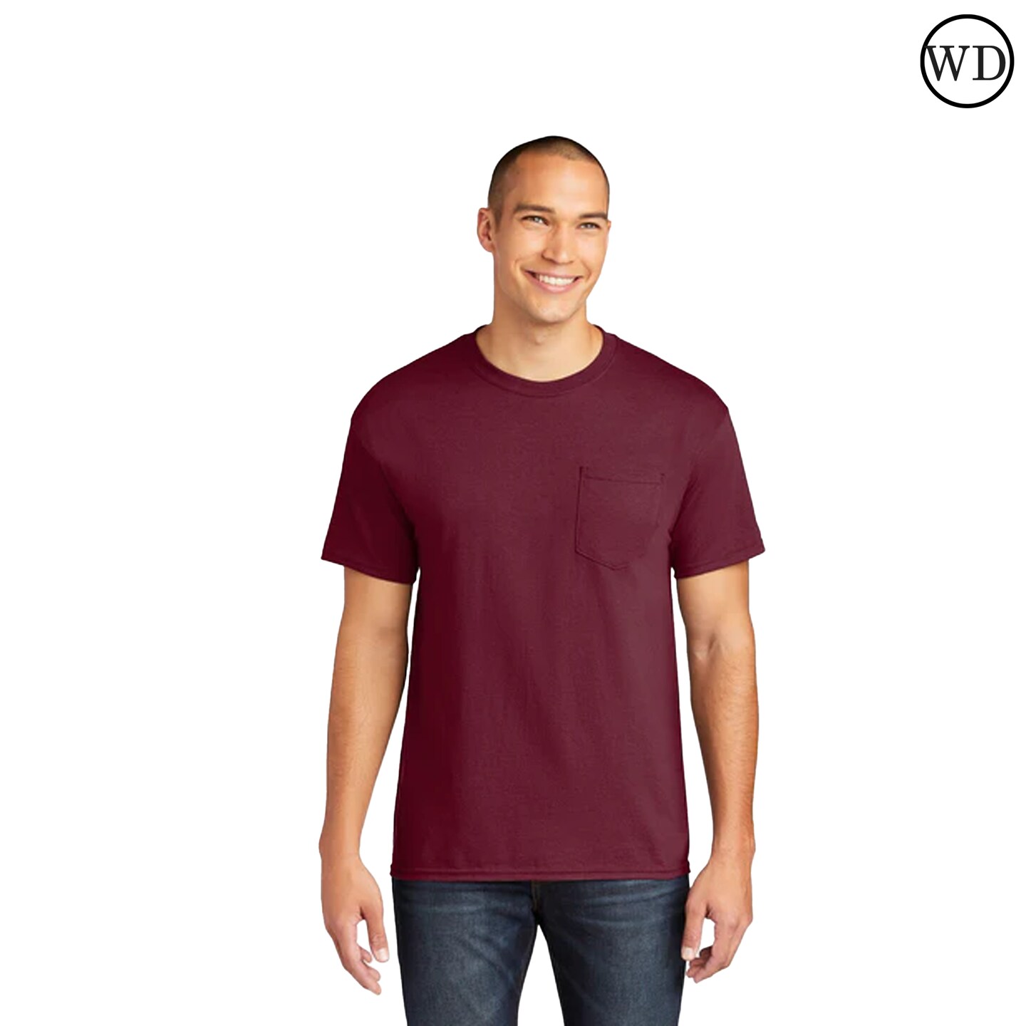 Gildan Heavy Cotton Pocket T-Shirt, Small Business DIY T-Shirt