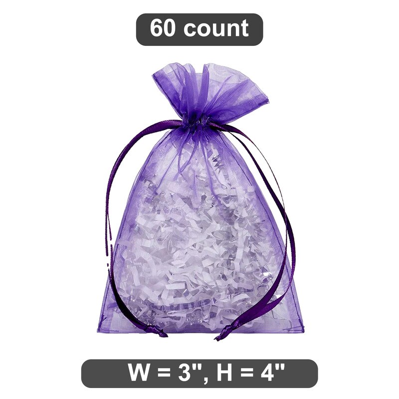 Organza Favor Bags 3&#x201D; x 4&#x201D; for Wedding Gifts