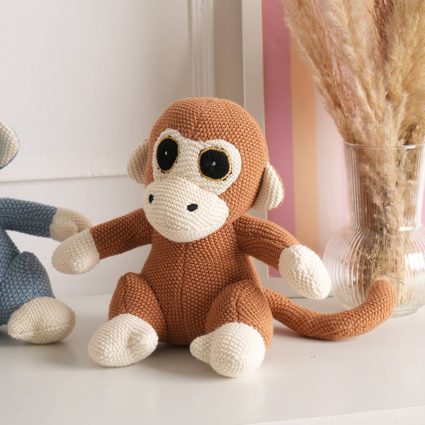 100% Handmade Cotton knitted Soft Monkey Plush Toy/Soft Toys