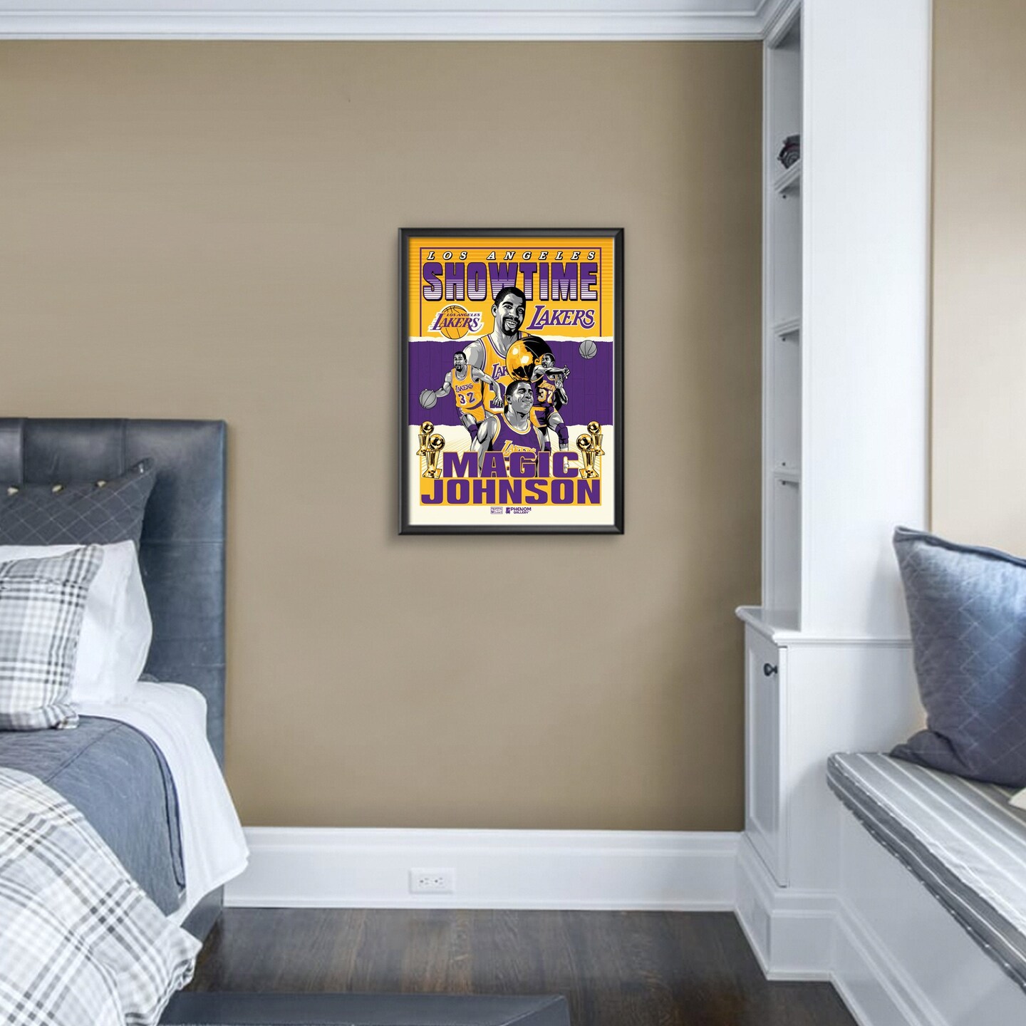 Phenom Gallery Los Angeles Lakers &#x22;Showtime&#x22; Magic Johnson Serigraph Print