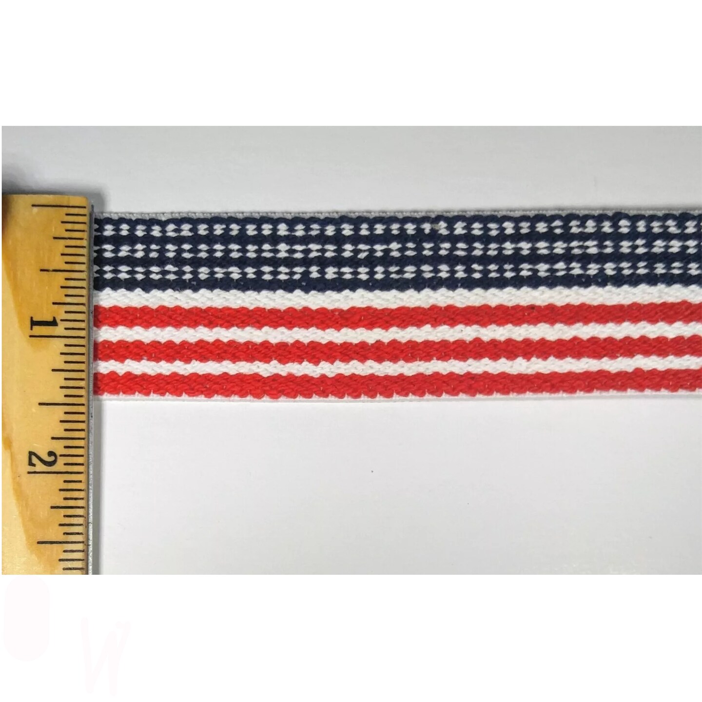 Kitcheniva 1.5" Elastic Stretch Webbing Patriotic Sewing Crafts