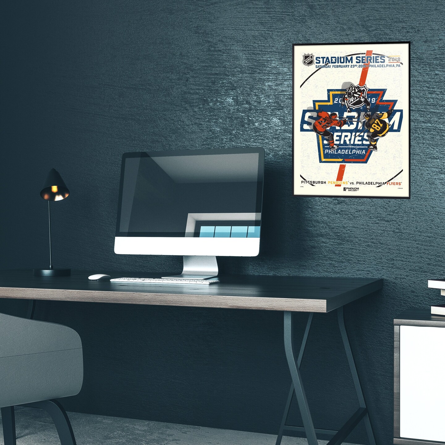 Phenom Gallery NHL Stadium Series 2019 - Penguins vs Flyers Limited Edition Deluxe Framed Serigraph