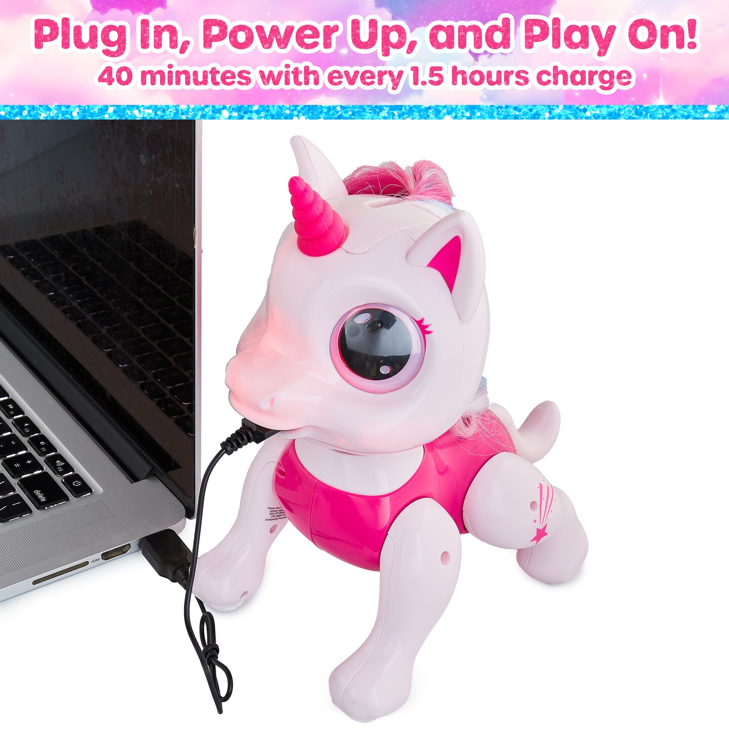 Power Your Fun RC Unicorn Robo Pets - Pink