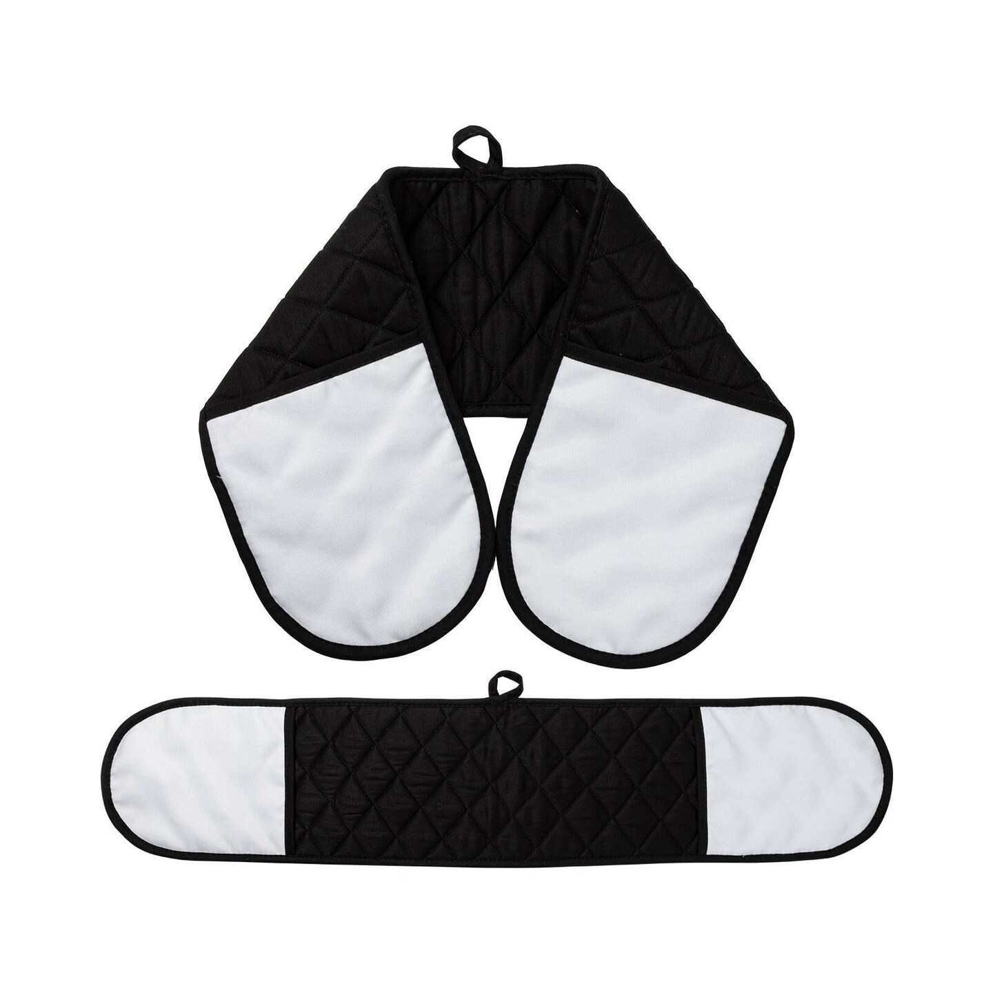 Craft Express 2 Pack Double Mitt Sublimation Pot Holders Sublimation-Ready