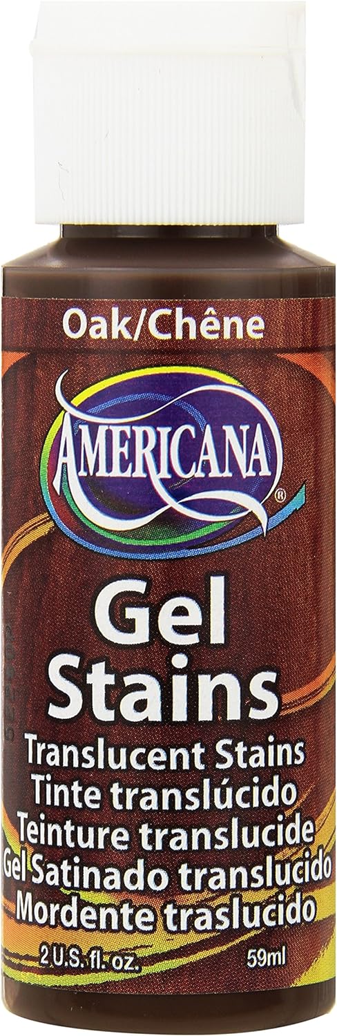 DecoArt DS30-3 Americana Gel Stains Acrylic Paint, 2-Ounce, Oak