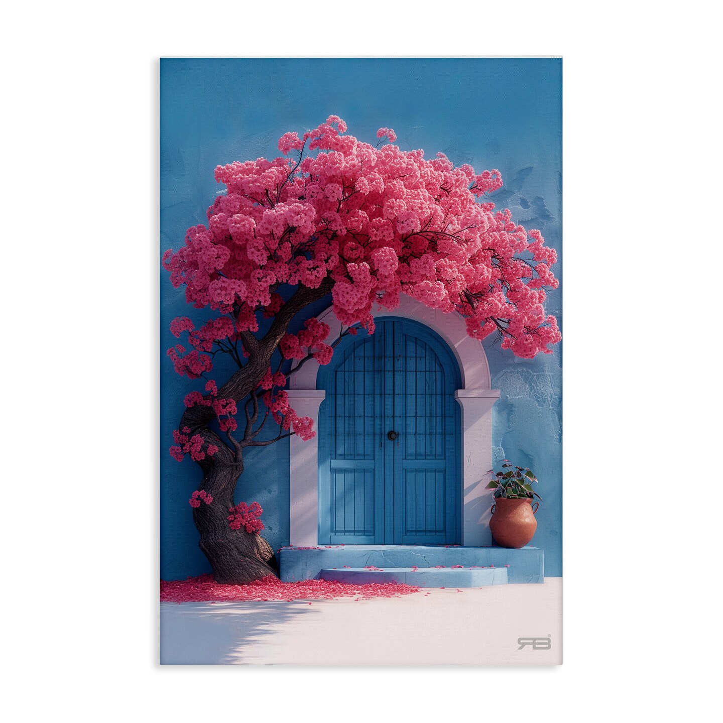 Stupell Industries Tree Circling Doorway Canvas Wall Art Design by RB