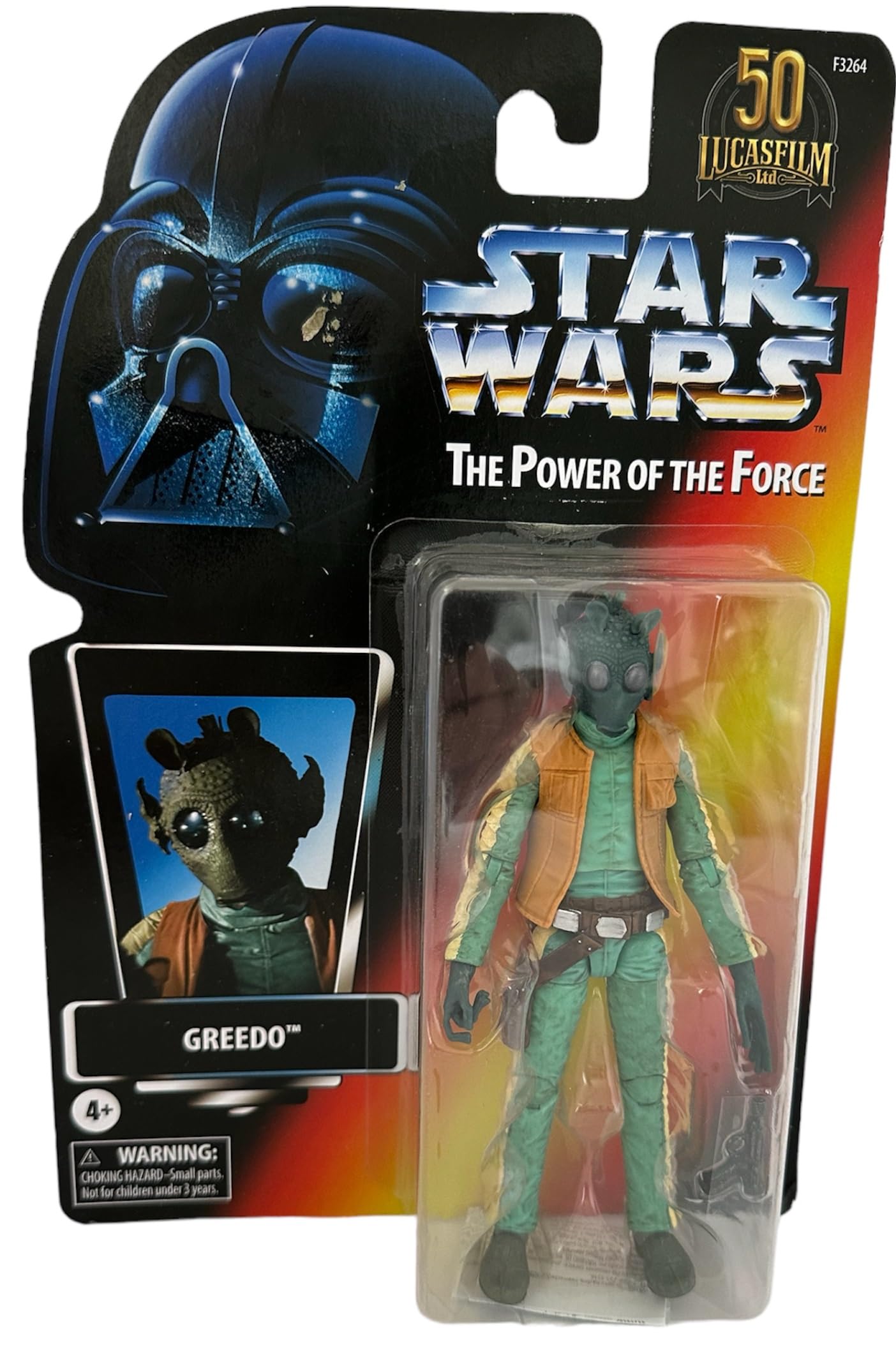Star Wars 2021 Lucasfilm 50th Anniversary 6&#x22; Action Figure The Black Series Power of The Force 2 Greedo