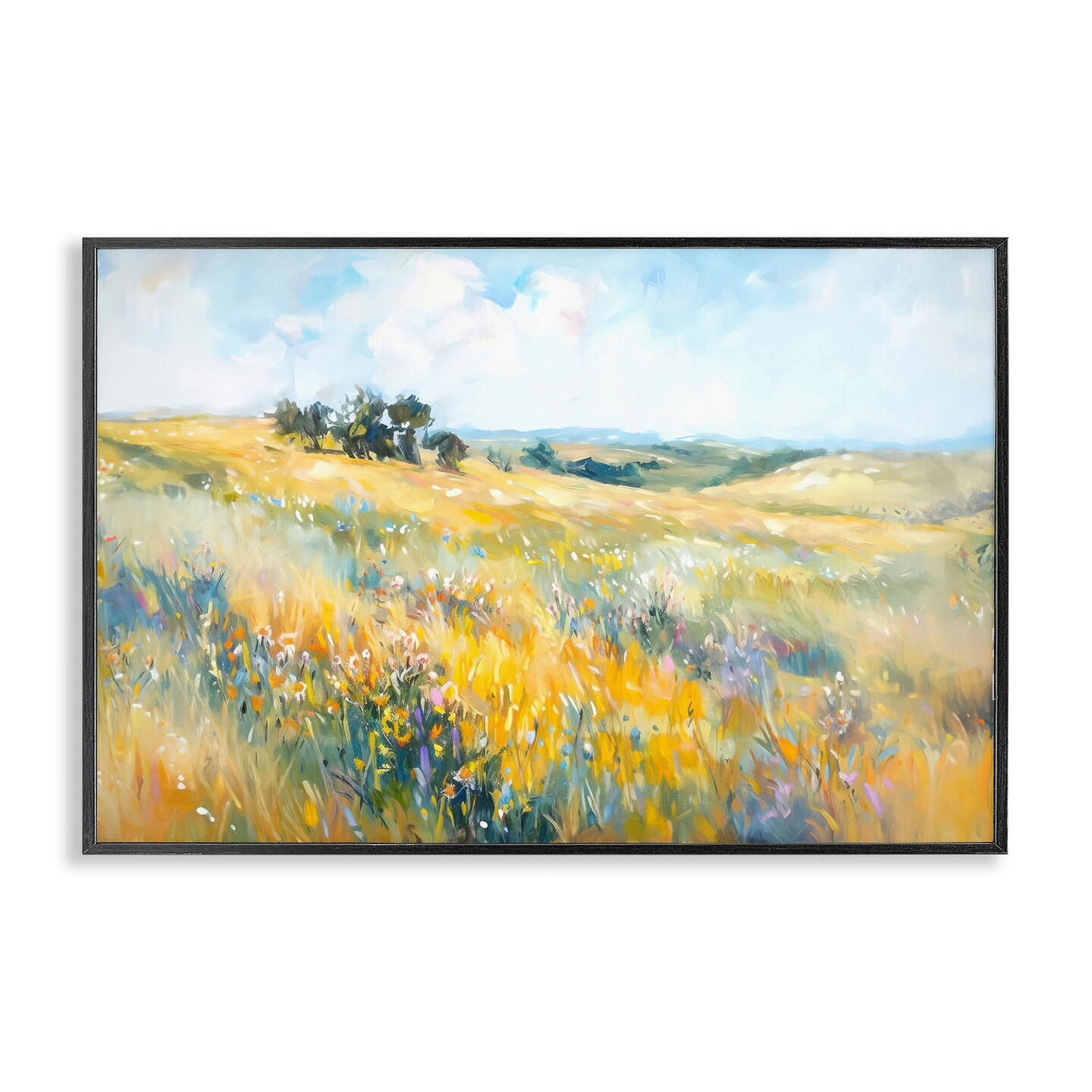 Stupell Industries Country Prairie Scene Framed Giclee Wall Art Design by Ramona Murdock