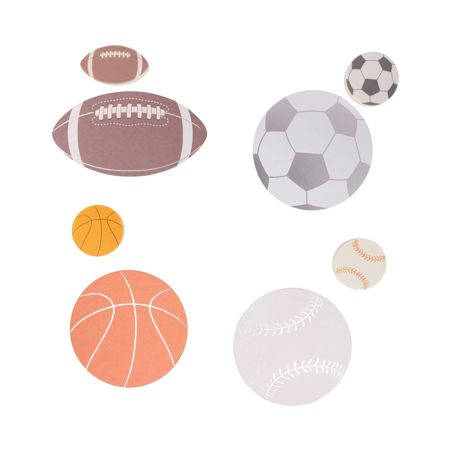 SPORTS VALENTINES CARD &#x26; ERASER SET