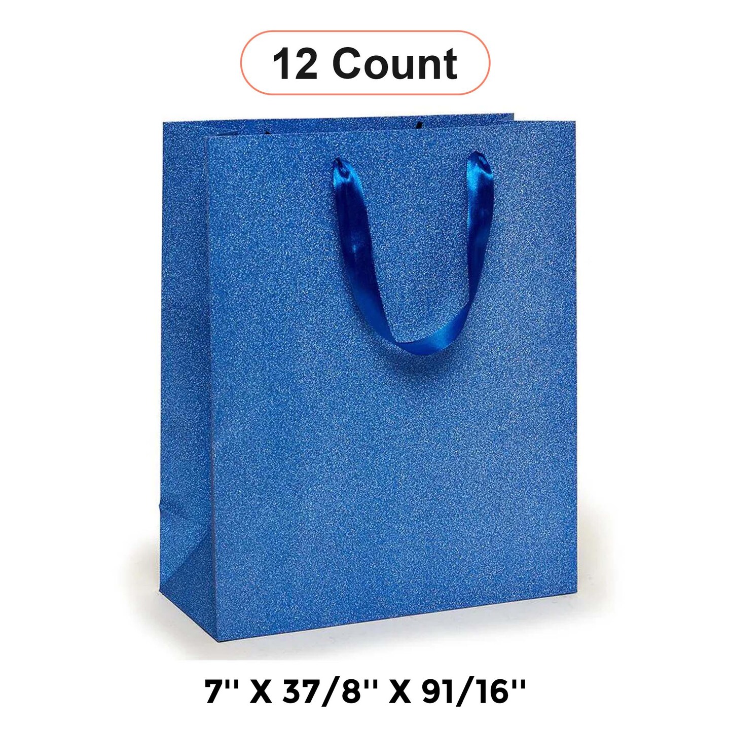 Stylish and Sparkling Glitter Grain Totes 7'' x 3 7/8'' x 9 1/16''