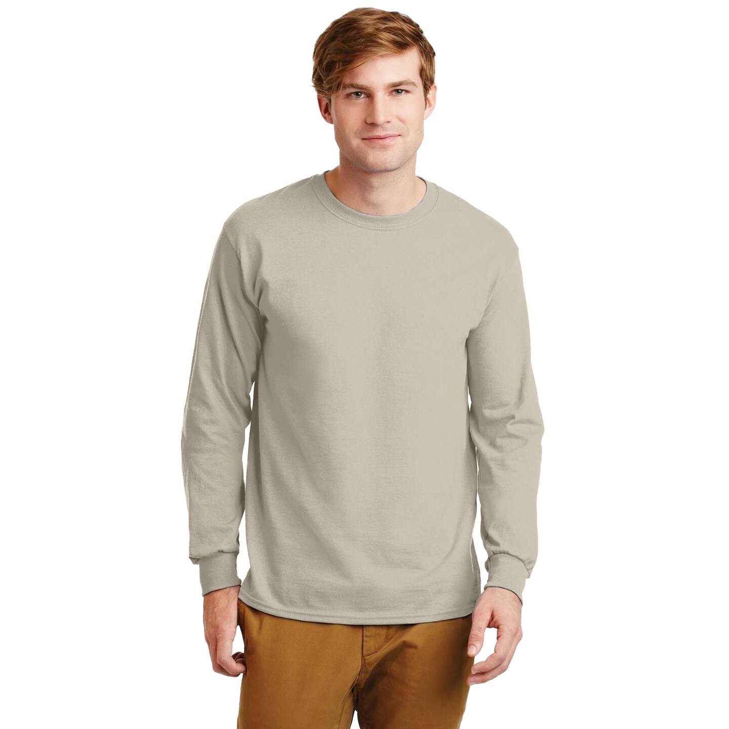 Gildan Ultra Cotton Long Sleeve T-Shirt, Men&#x27;s Adult T-Shirt