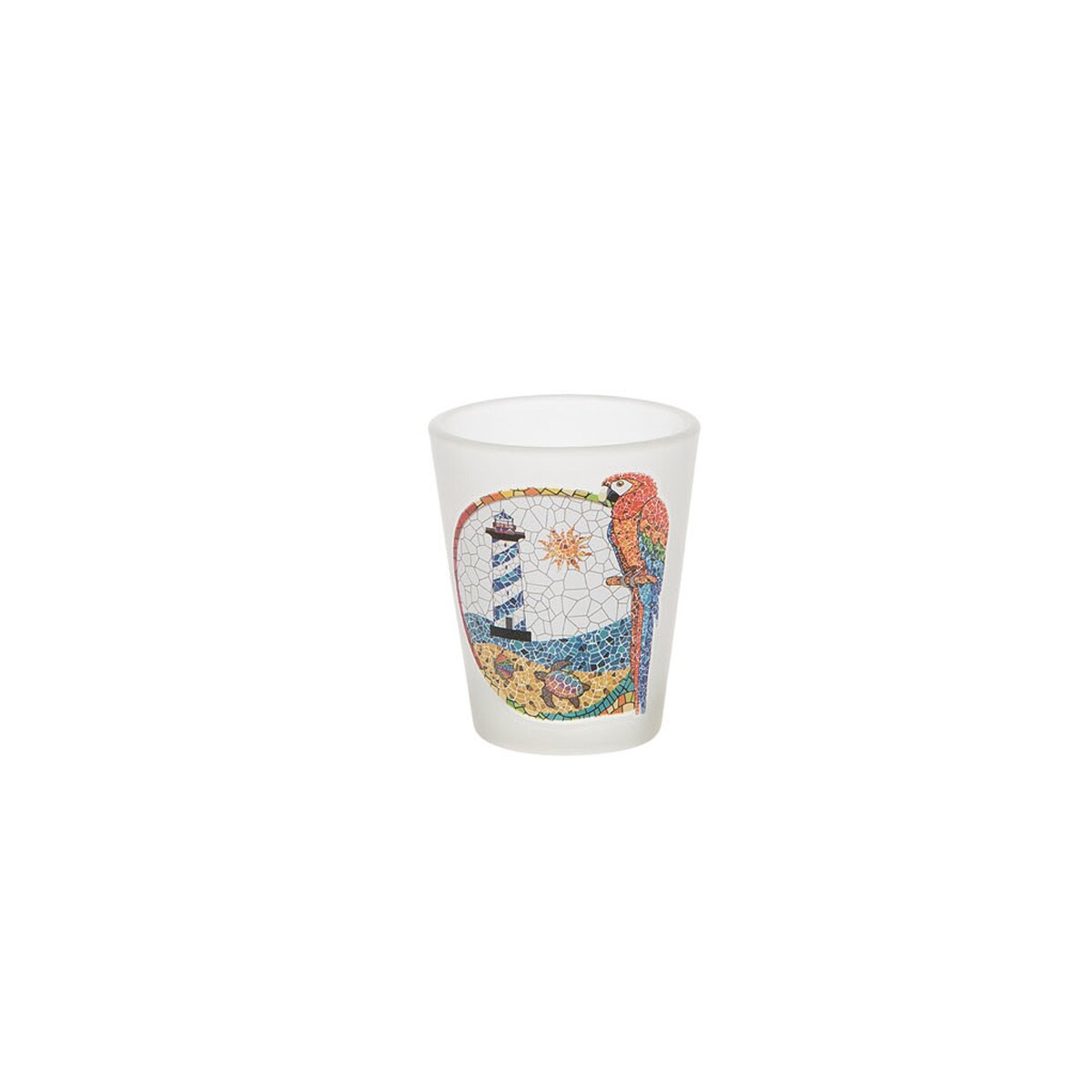 Tropic Lighthouse Shot Glass Coastal Nautical Ocean Beach Marine 1.97 x 2.36 x 1.18