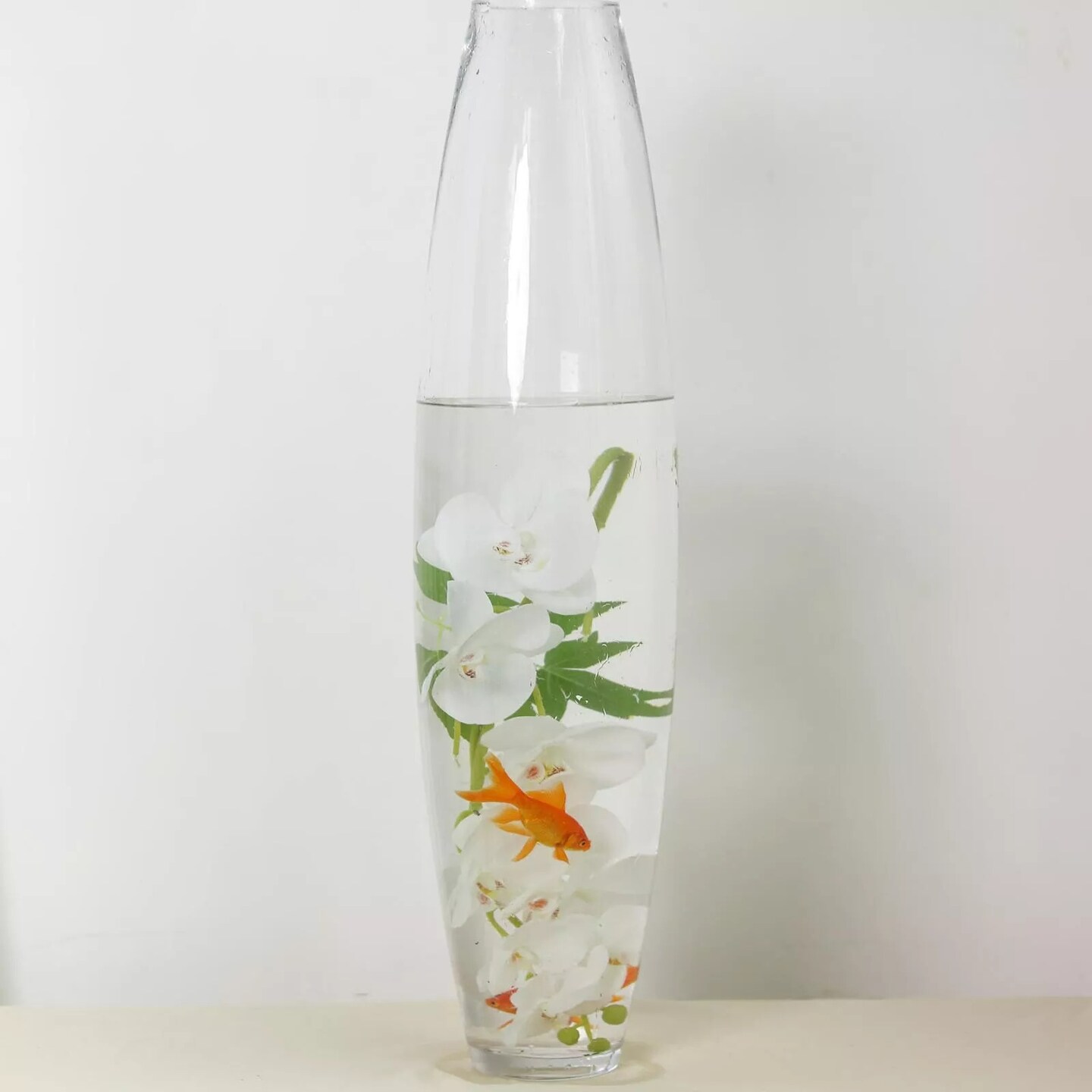 31-Inch tall Clear Cylindrical Glass Vase Party Home Events Wedding Supplies