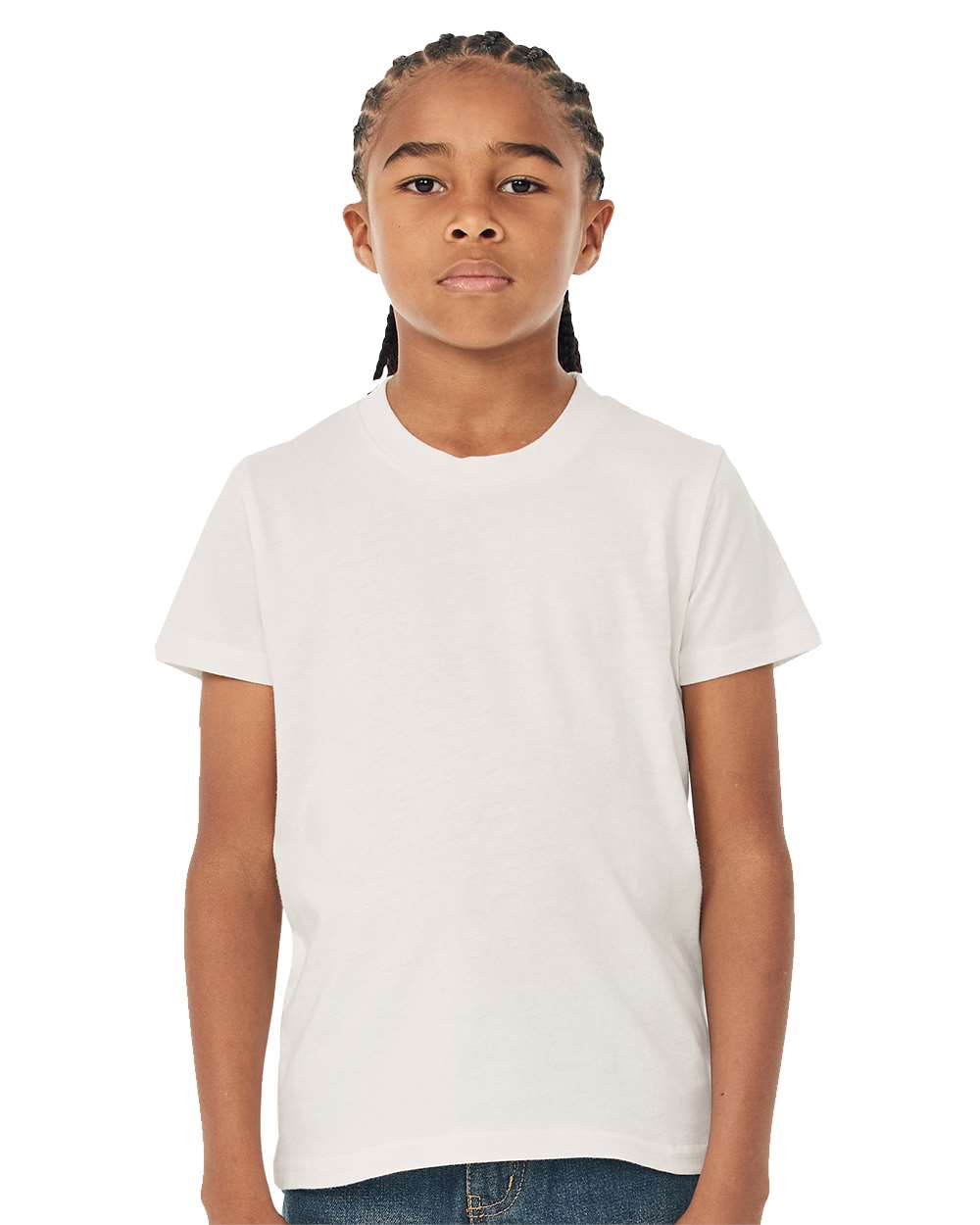 BELLA + CANVAS® High Quality Youth Jersey Tee with Sustainable Airlume Cotton and Modern Retail Fit