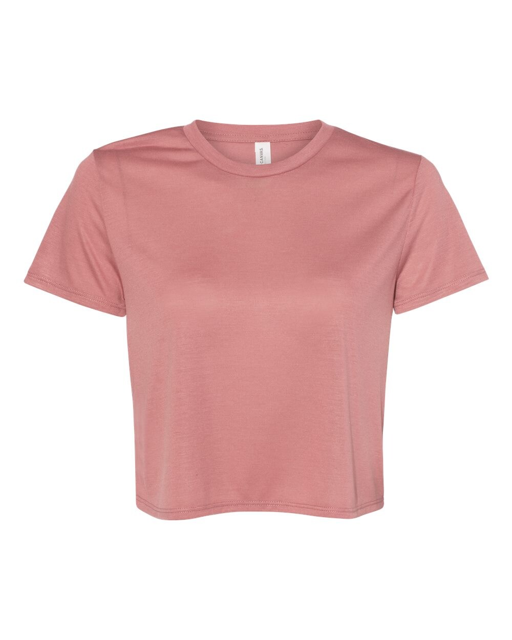 Bella + Canvas Ladies Flowy Cropped T-Shirt for Casual Wear, Workout & Streetwear Style Lightweight Relaxed Fit Top