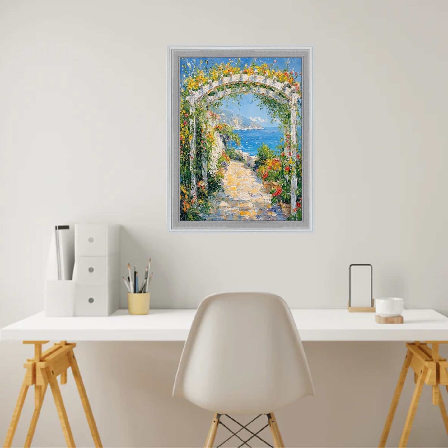 Modern Silver Metal Brushed Picture Frame 20x24 frame