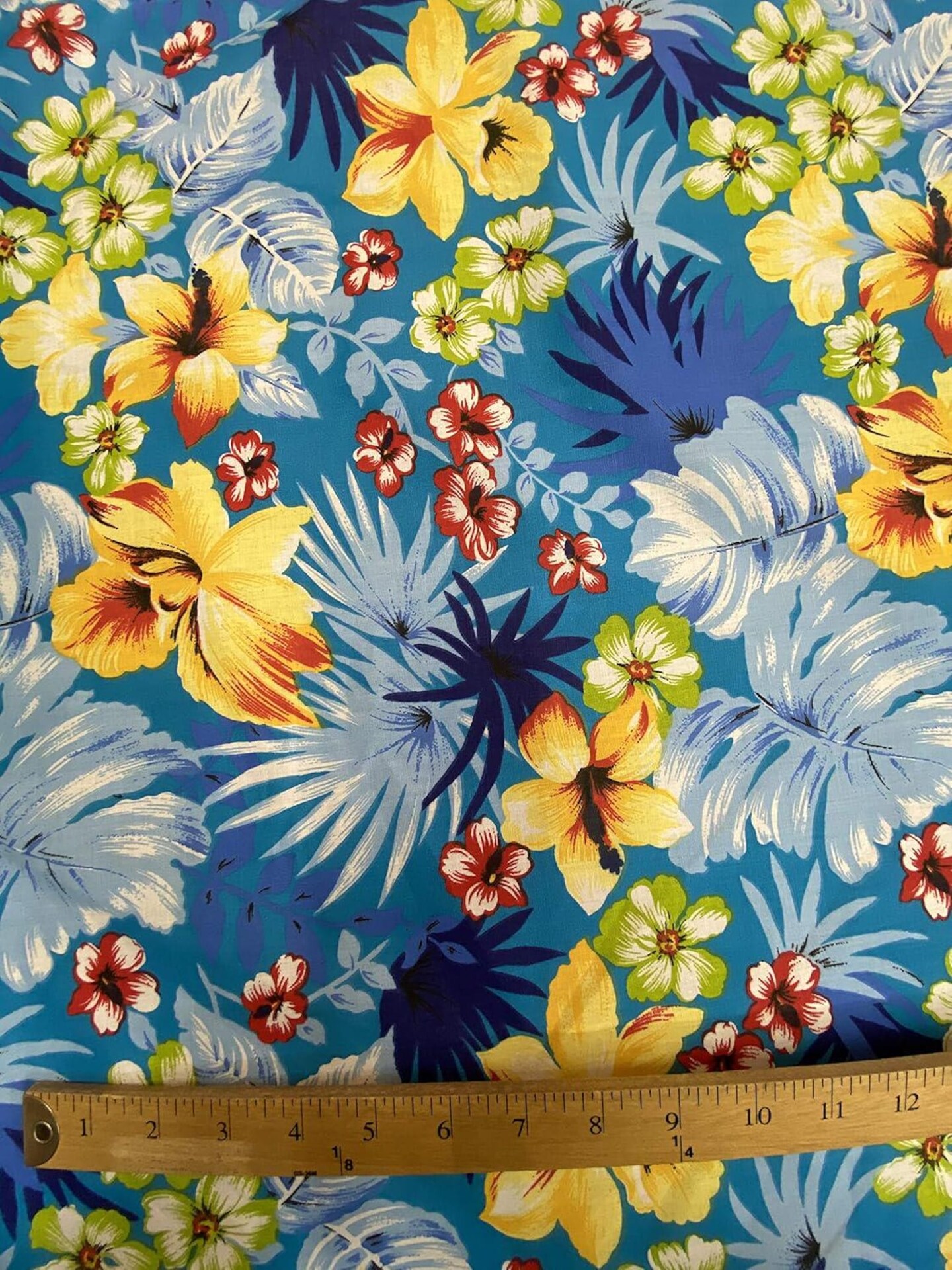 Hawaiian Floral Fabric by the Yard 58