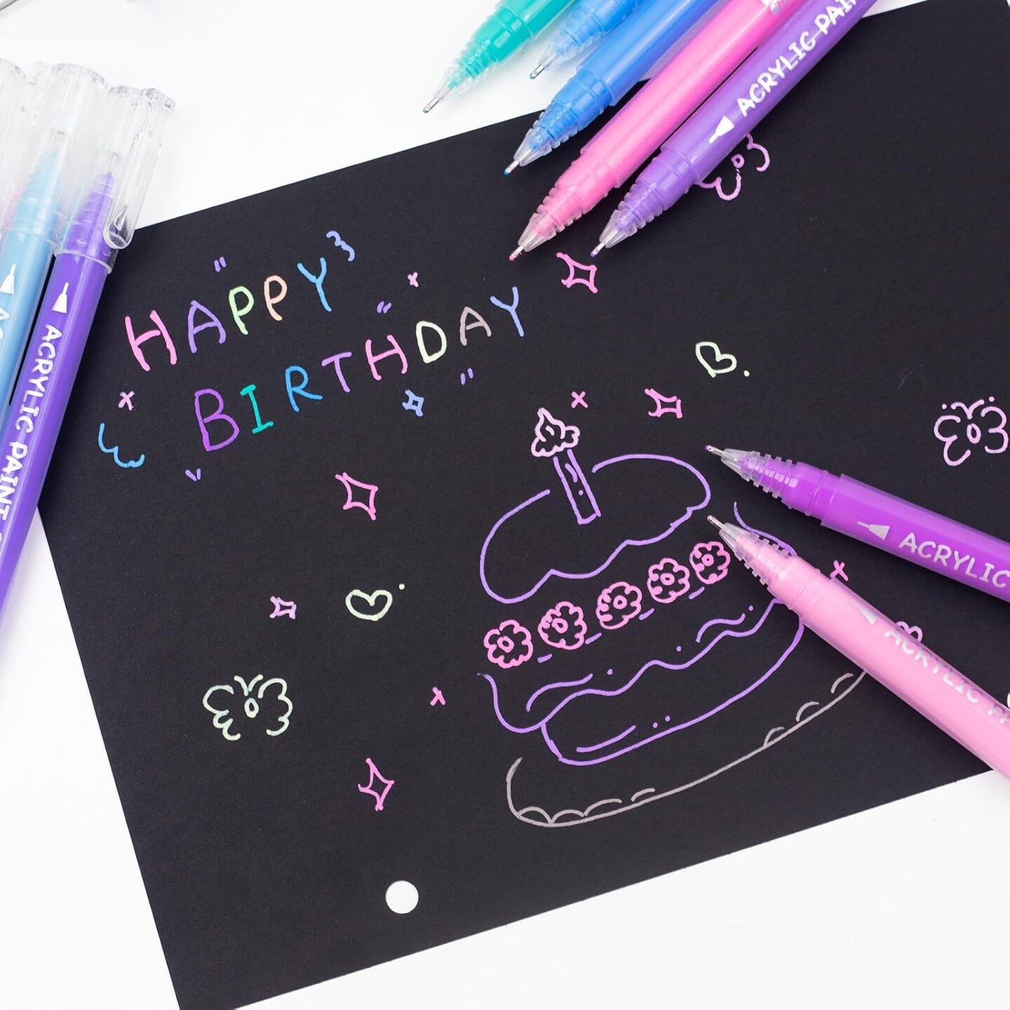 Acrylic Gel Pens for Drawing(Multicolor)