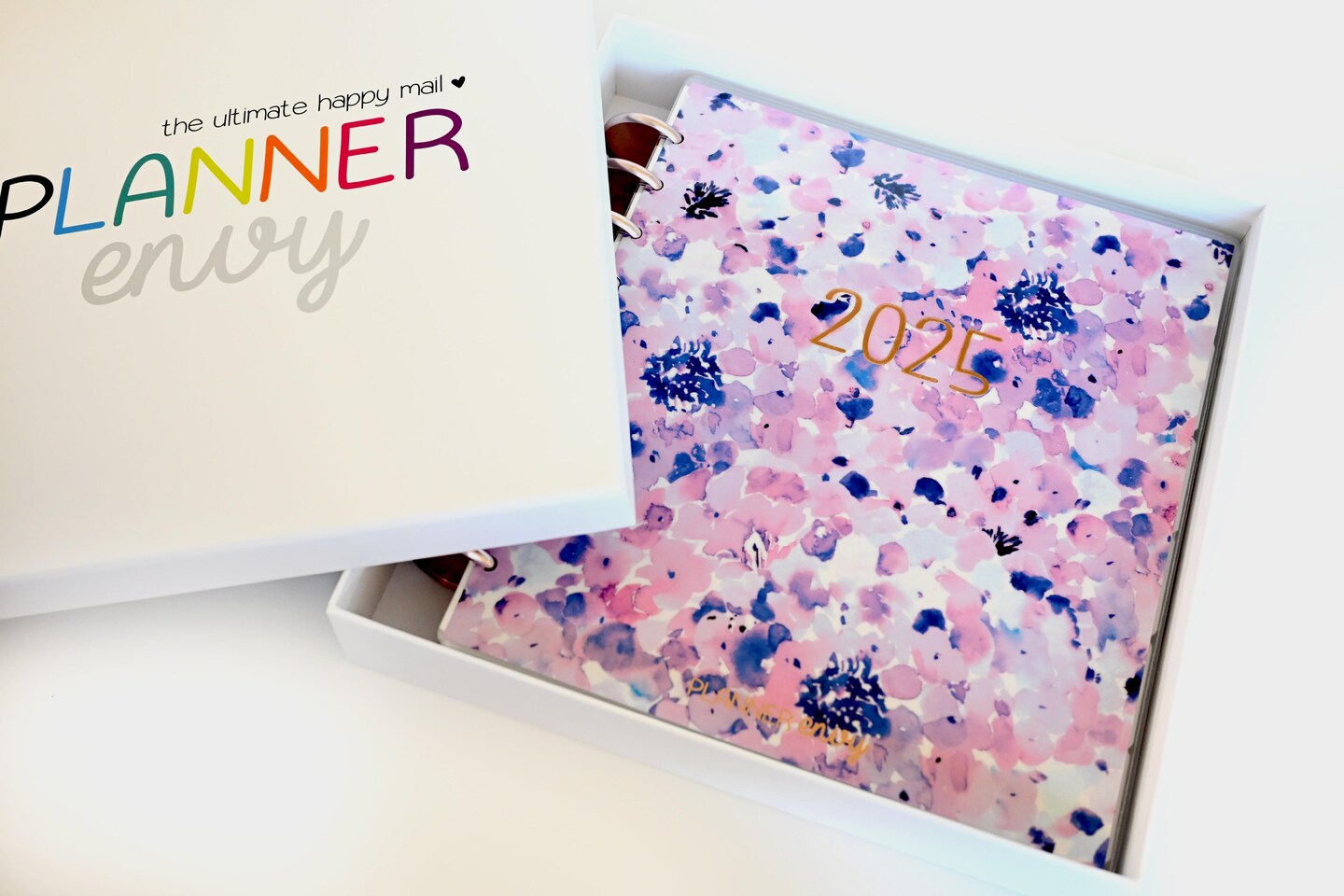 2025 Planner - Signature Layout, Disc Bound - &#x22;Purple Hydrangea&#x22; (#812)