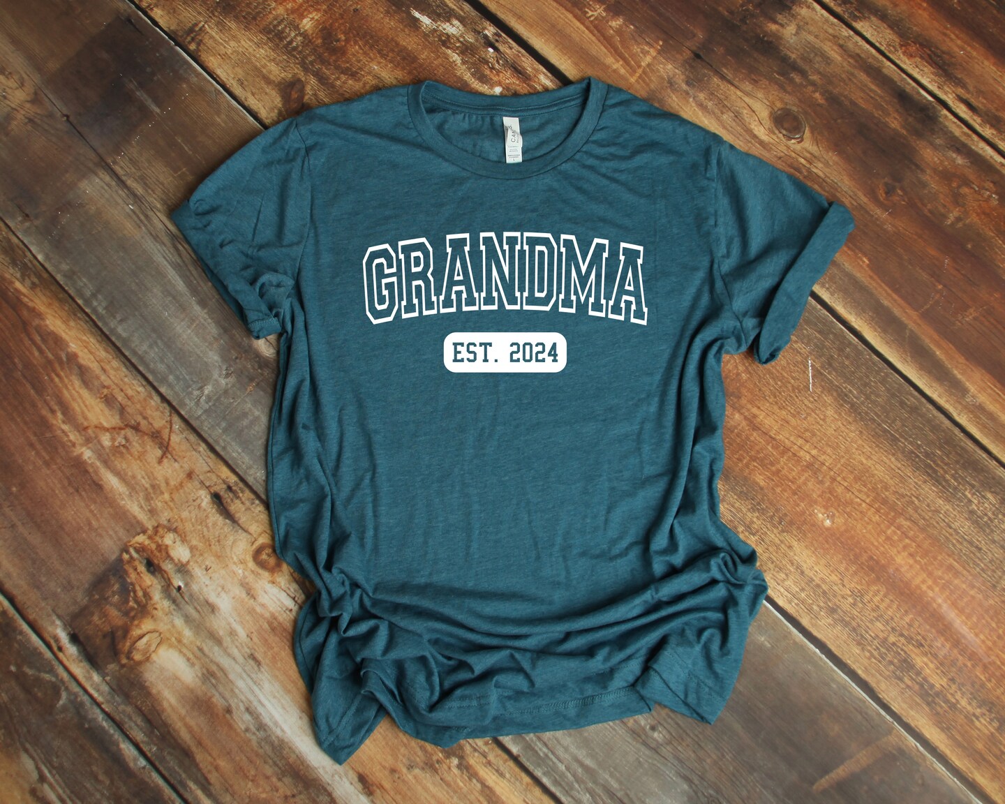 Custom Grandma Shirt, Grandma Est Custom Date, Grandma Gift, Grandma Tee, New Grandma T-Shirt, Gift for Grandma product 7