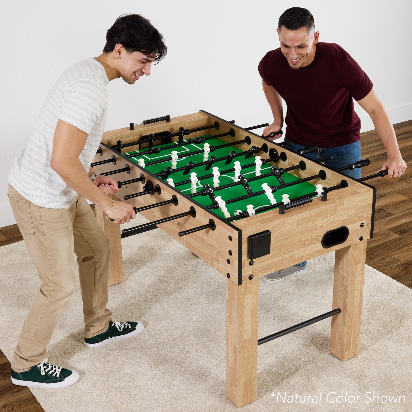 Best Choice Products Full Size 54in Regulation Foosball Table for Home, Game Room w/ 2 Balls, 2 Cup Holders