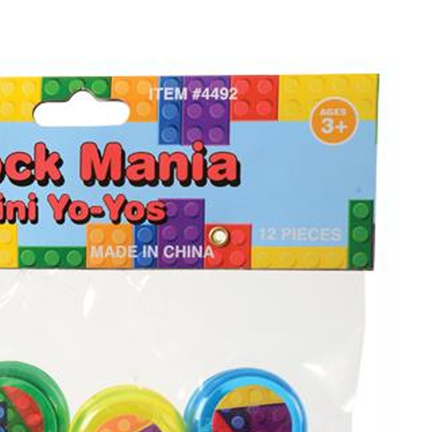 Block Mania Mini Yo Yos Include 12 Units