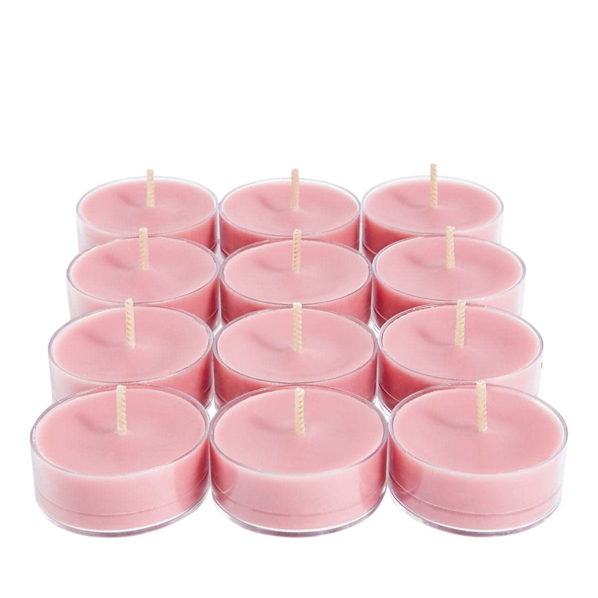PartyLite Ros&#xE9; All Day Universal Tealights - Vineyard-Inspired Fragrance by Wine Expert - Set of Charming Pink Candles