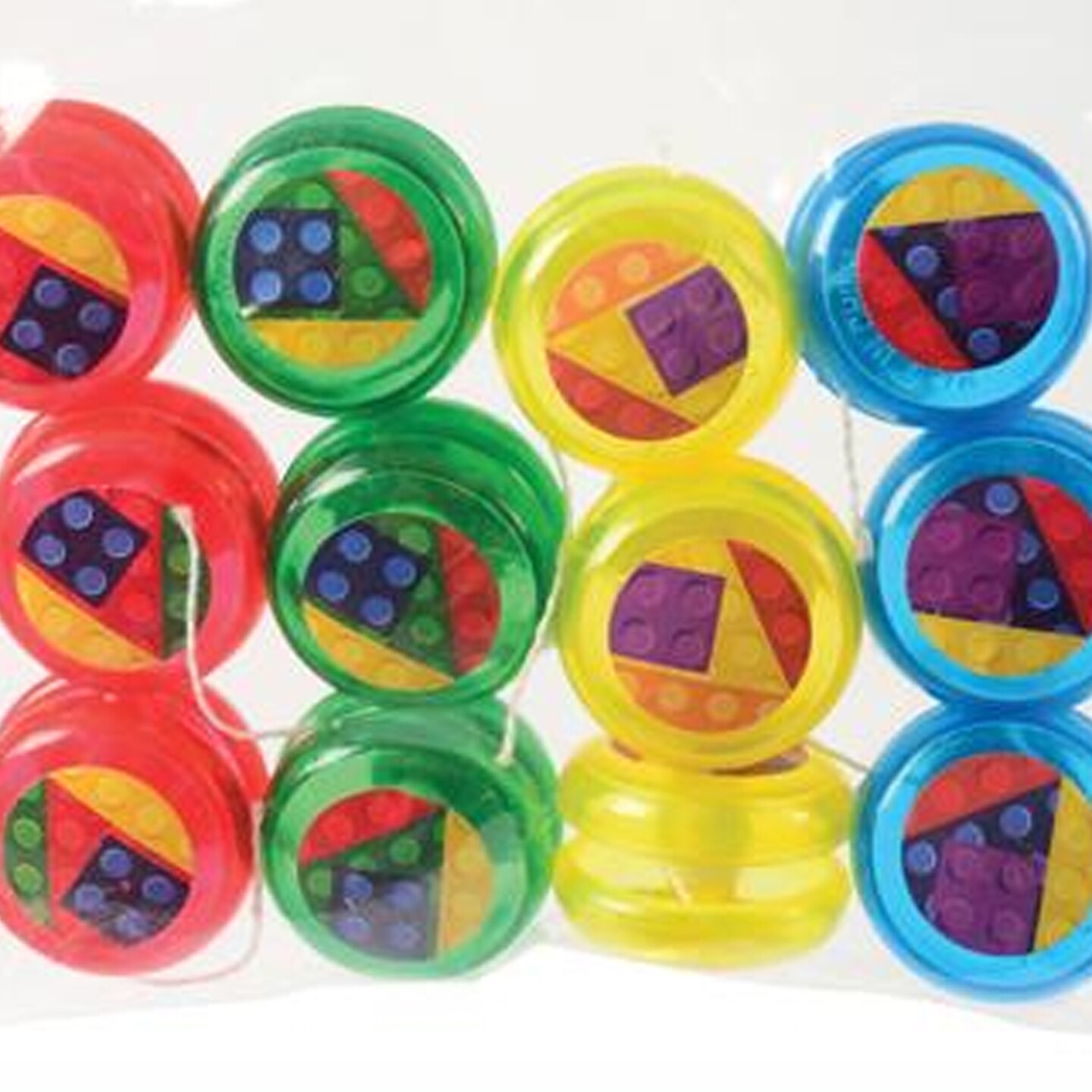 Block Mania Mini Yo Yos Include 12 Units