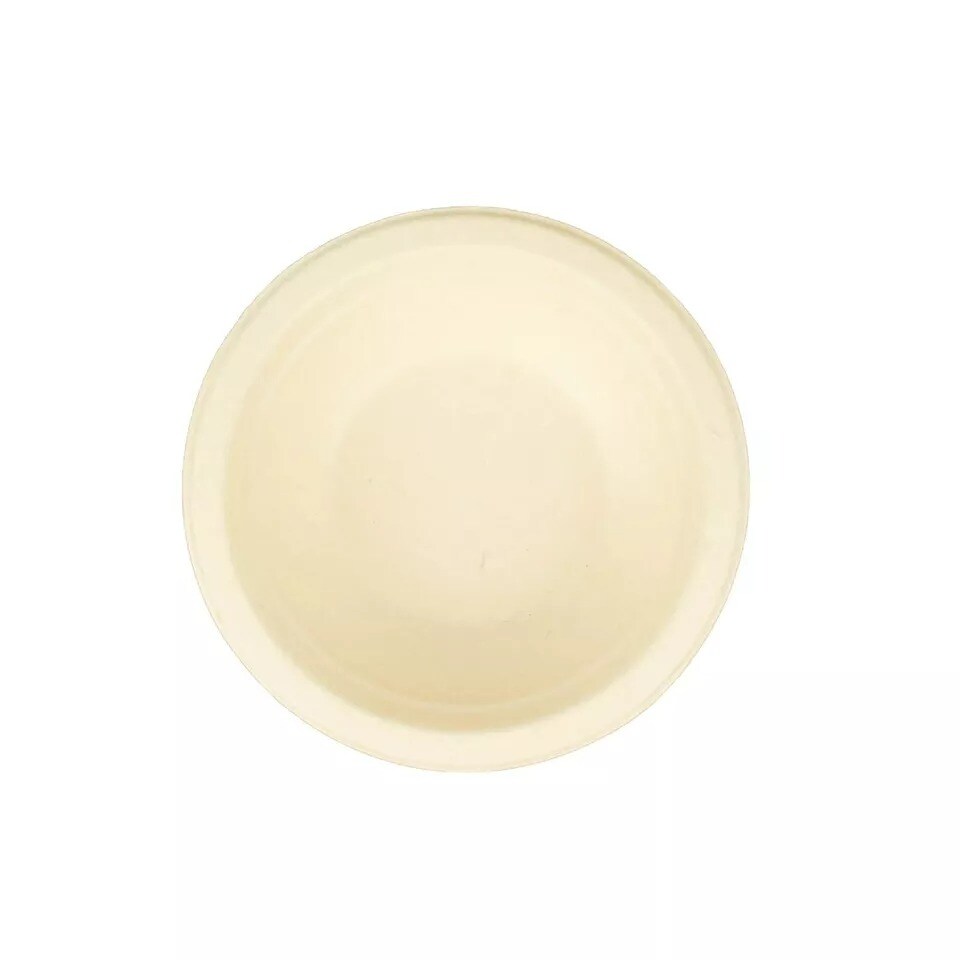 50 Natural 12 oz Round Sustainable Bagasse Disposable BOWLS Party Decorations