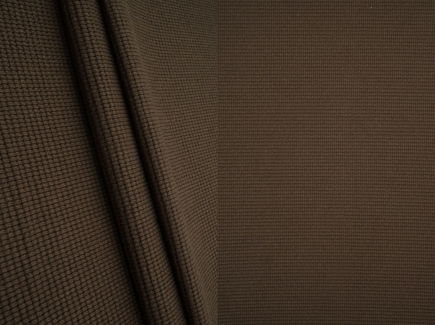 1 Yard Waffle Solid Knit Fabric Soft Stretch Textured Material 58/60" Wide