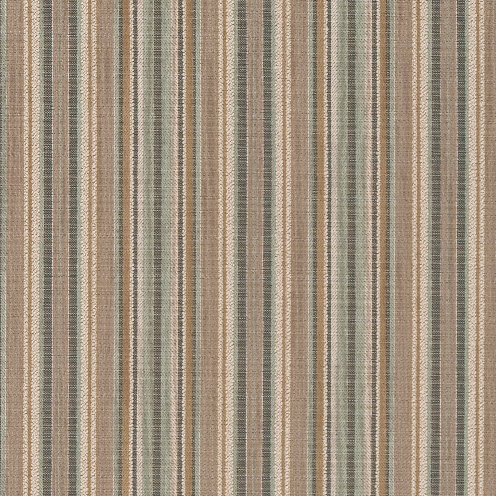 Lagoon Stripe - Aqua & Teal Stripe Upholstery Fabric 54 Inches"