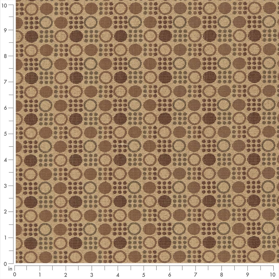 Gold - Beige Taupe,brown,gold Yellow Abstract Geometric,small Scale Upholstery Fabric 54 Inches"