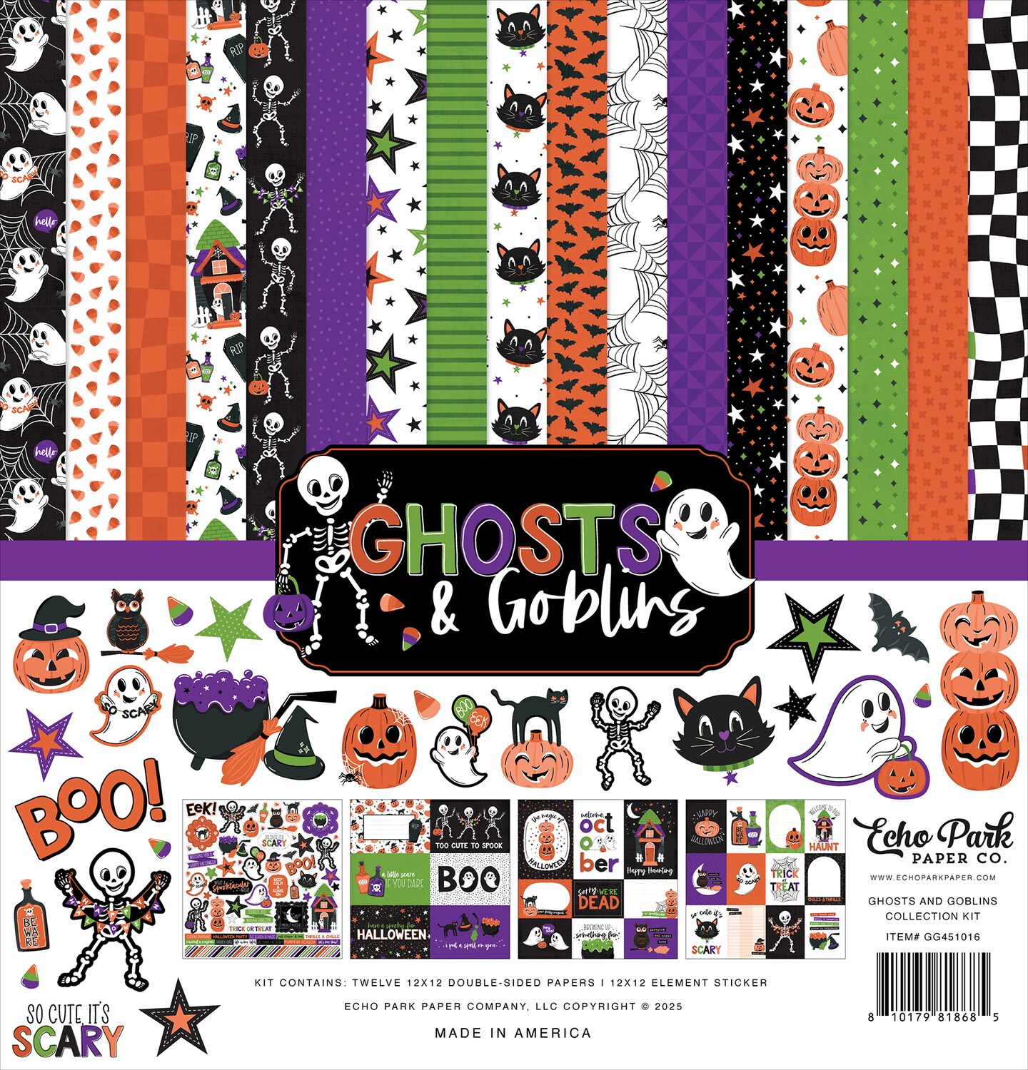 Ghosts And Goblins 12x12 Collection Kit