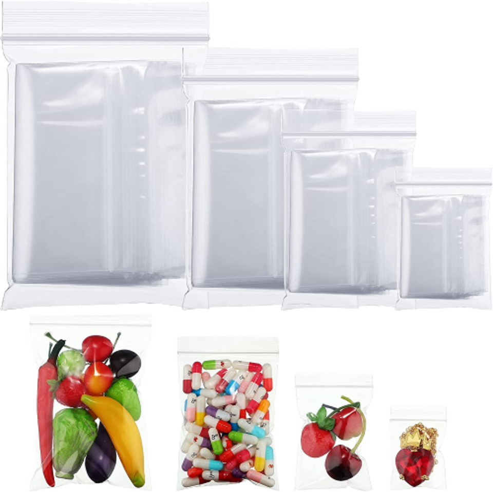 2 Mil Clear Reclosable Zip Bags – Multipurpose Storage & Craft Bags