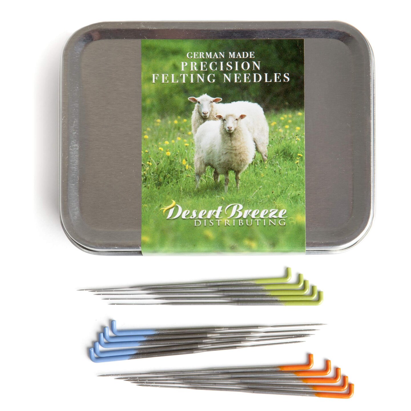 Precision Felting Needles – High Carbon Steel Fiber Arts Tools for Needle Felting Kits and Wool Sculptures | Felt and Fiber Arts Supplies for Beginners & Pros, Made in Germany, Packaged in USA
