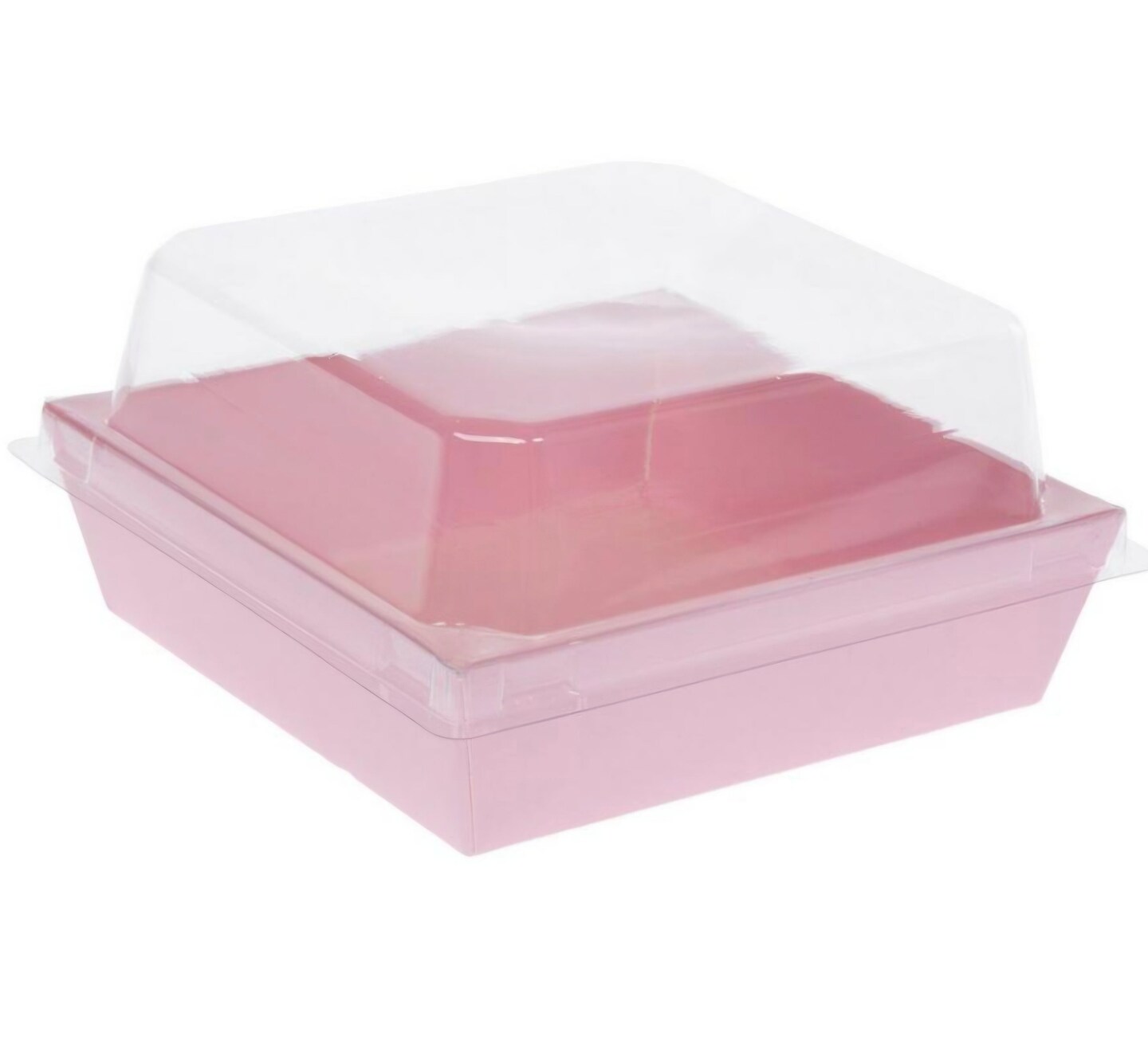 Pink Mini Cake Box With Domed Lid 6 Count | Michaels